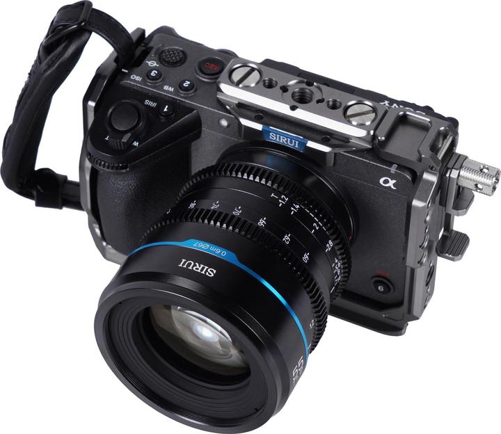 Image du produit Sirui MS55M-G Night Walker 55mm T1.2 S35 Cine Objective (MFT-Mount Gun Metal Gray) (Offre) (Micro Four Thirds, APS-C / DX)
