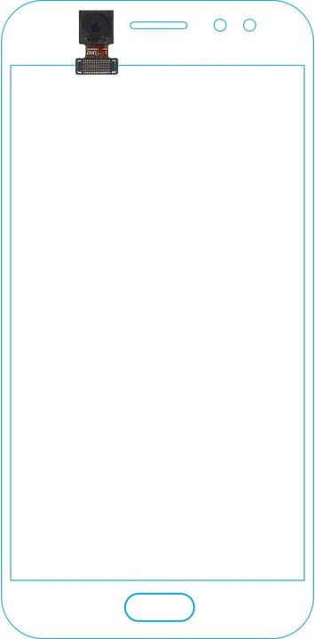 Actual product image Samsung Front camera replacement part Galaxy J5 (2017) (Galaxy J7 2017)