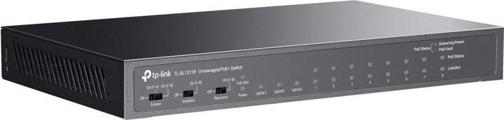 Productafbeelding TP-Link 8-poorts 10/100Mbps + 3-poorts Gigabit Desktop Switch met 8-poorts PoE+ (11 Havens)