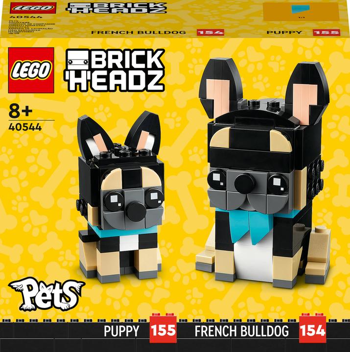 Image du produit LEGO BrickHeadz - Pets Bouledogue français (40544, LEGO Brickheadz)
