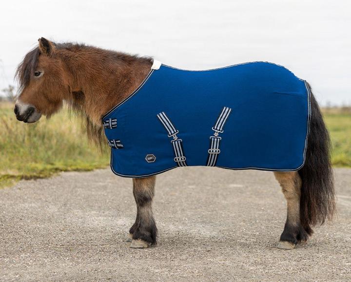 Actual product image Qhp Fleece blanket for shetlands with strap (105 cm)