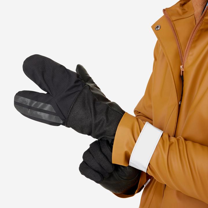 Produktbild Btwin Fahrradhandschuhe City 940 schwarz (M)