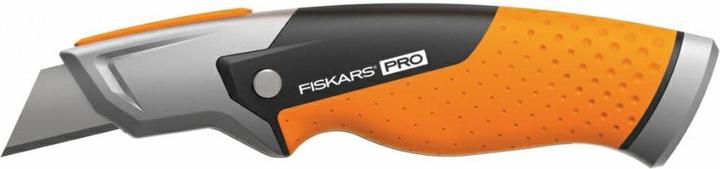 Produktbild Fiskars Universalmesser mit feststehender Klinge, Länge 18,2 cm, Rostfreier Stahl/Kunststoff, Schwar (Cutter)