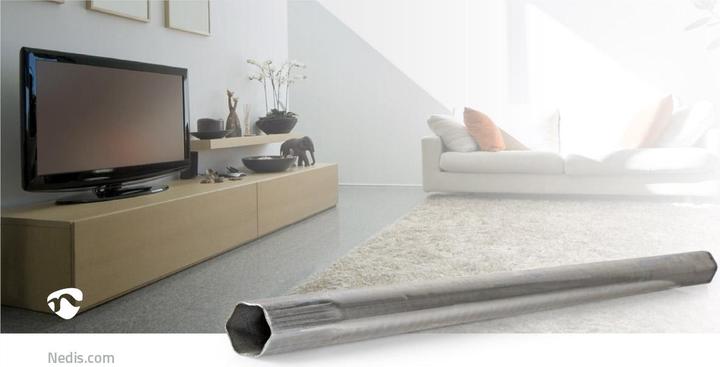 Produktbild Nedis Satelliten-Mast Mastlänge: 1.00 m Maximale Schüsselgrösse: 90.0 cm Stahl Silber (Antennendose)