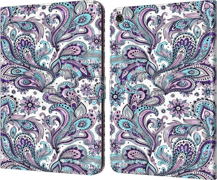 Cover-Discount Galaxy Tab A8 10.5 - case glitter effect paisley (Galaxy Tab A8)
