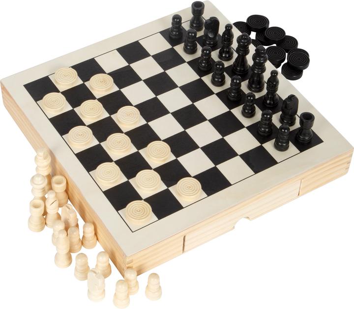 Produktbild small foot Schach, Dame, Mühle