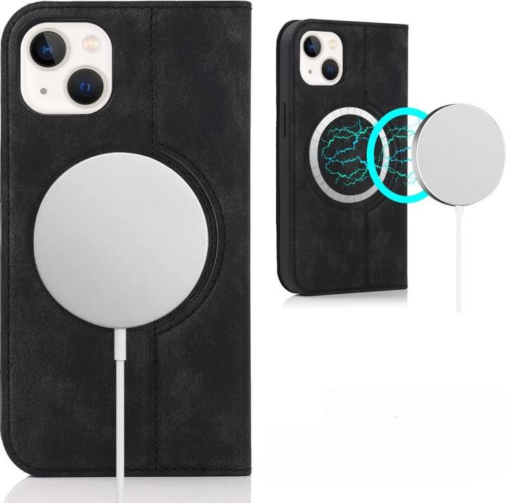 Image du produit Cover-Discount iPhone 15 - Étui à clapet MagSafe RFID noir (Apple iPhone 15)