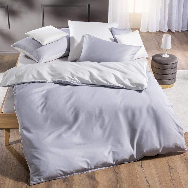Image du produit Living Home Uni Satin Doubleface (Taie d'oreiller, 65 x 65 cm)