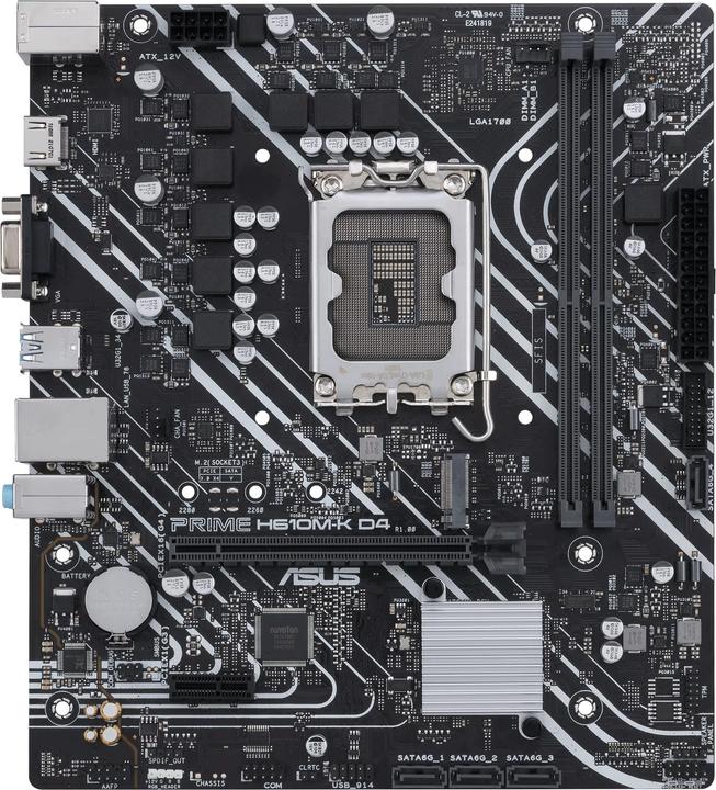 Immagine prodotto ASUS PRIME H610M-K D4 (LGA 1700, Intel H610, mATX)