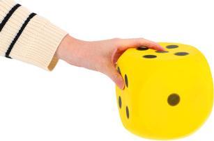 Actual product image Hipo Soft Dice Yellow