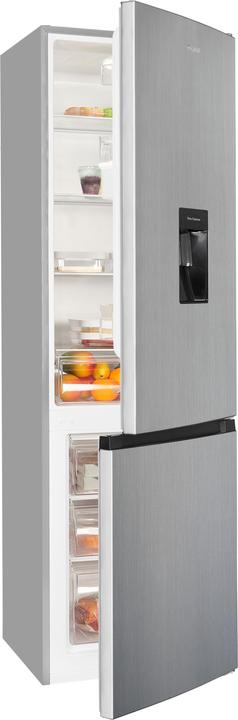Actual product image Exquisit KGC265-70-WS-040D inoxlook, Fridge-freezer combination (freestanding) (260 l)