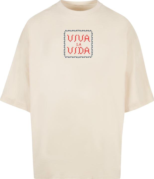Merchcode Frida Kahlo - Pixels viva la vida Huge Tee - 117215