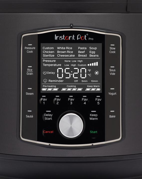 Produktbild Instant Pot Pro Multicooker EU - Graphite - 112-0300-01-EU (EU-Stecker)