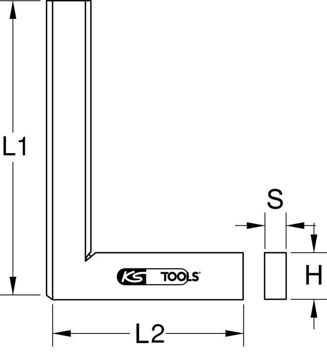 Produktbild KS Tools Flachwinkel