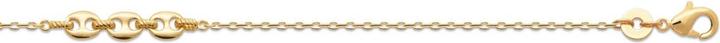 Lara Vergoldetem Messing ARMBAND - 16+2 CM (18 cm)