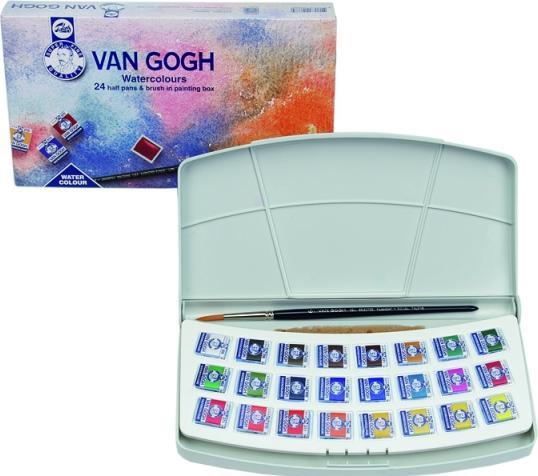 Produktbild Van Gogh Aquarellfarbe Malkasten (Mehrfarbig, 24 ml)