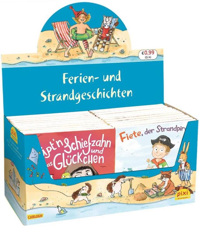 Produktbild Pixi-Box 289: Ferien- und Strandgeschichten (8x8 Exemplare), 8 Teile (Deutsch, Diverse, 2023)