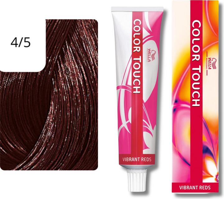 Actual product image Wella Color Touch (4/5 medium brown mahogany)