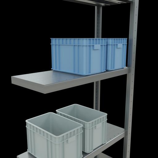 Image du produit Schulte Lagertechnik Système enfichable Élément suivant MULTIplus250 avec traverse de longueur