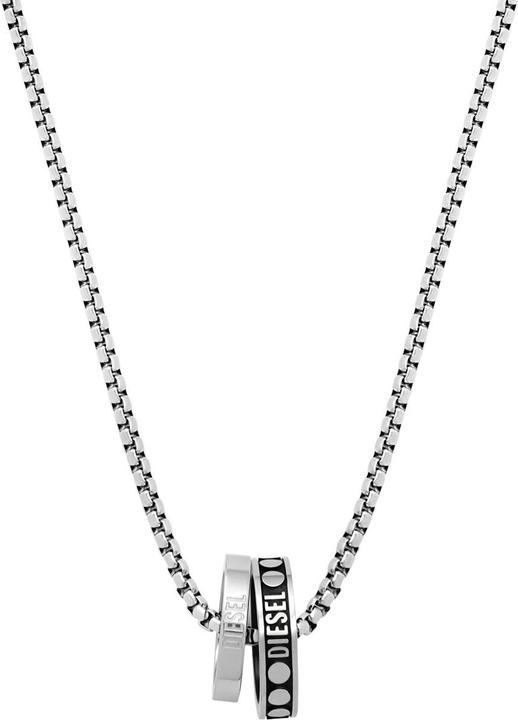 Diesel Double Pendant (Edelstahl, 55 cm)