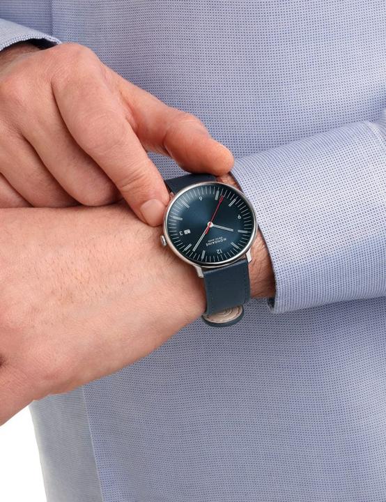Actual product image Mondaine MLE.41240.LQV.SET Herrenuhr Doppio 41mm 5ATM (Analogue wristwatch, Swiss made, 41 mm)