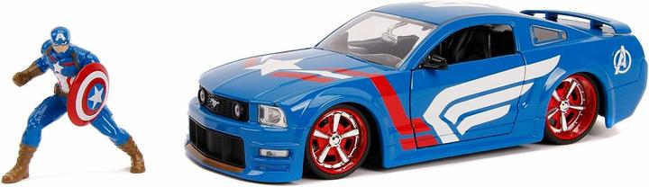 Image du produit Jada Avengers Captain America avec voiture 1:24