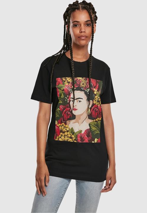 Actual product image Merchcode Ladies Frida Kahlo Portrait Tee (S)
