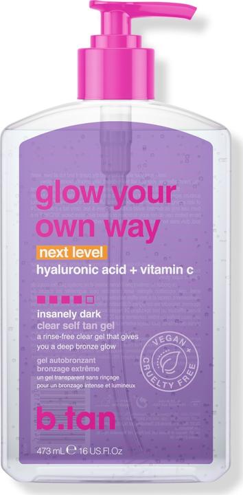 B.Tan Glow Your Own Way NEXT LEVEL Tan Gel 473 ml (Selbstbräunungsgel, 473 ml)