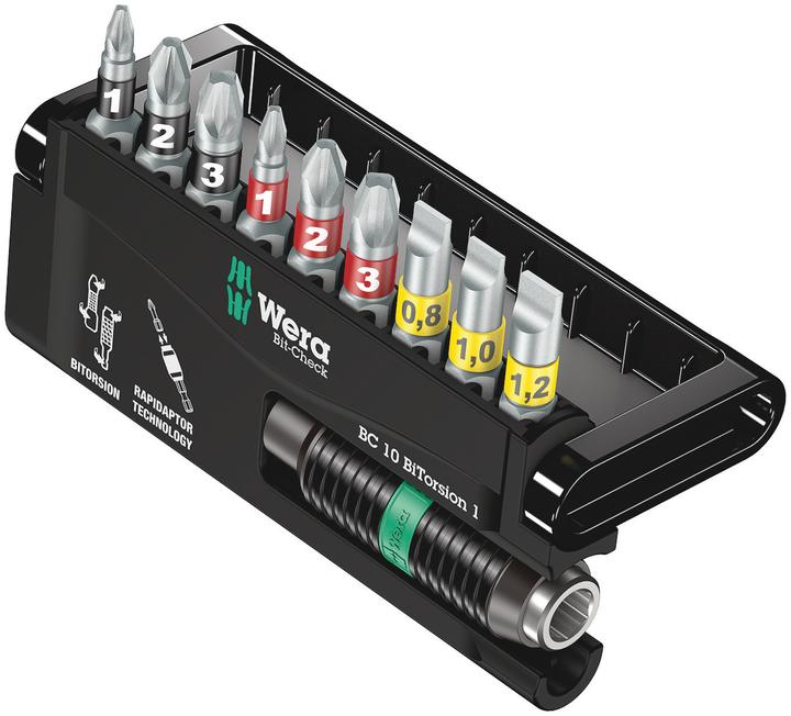 Produktbild Wera Bit-Check Rapidaptor 10-teilig