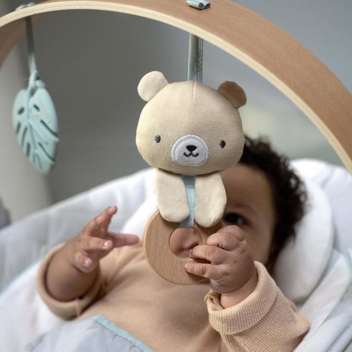 Image du produit Ingenuity Cozy Spot Bouncer avec barre de jouets en bois