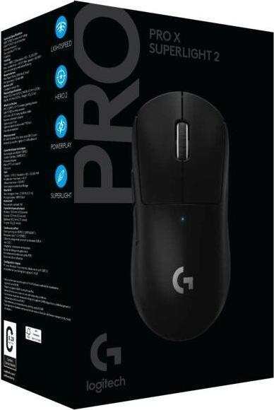 Immagine prodotto Logitech G Pro X Superlight 2 (Senza fili, Cablato)