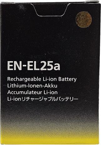 Actual product image Nikon EN-EL25a (Camera battery)