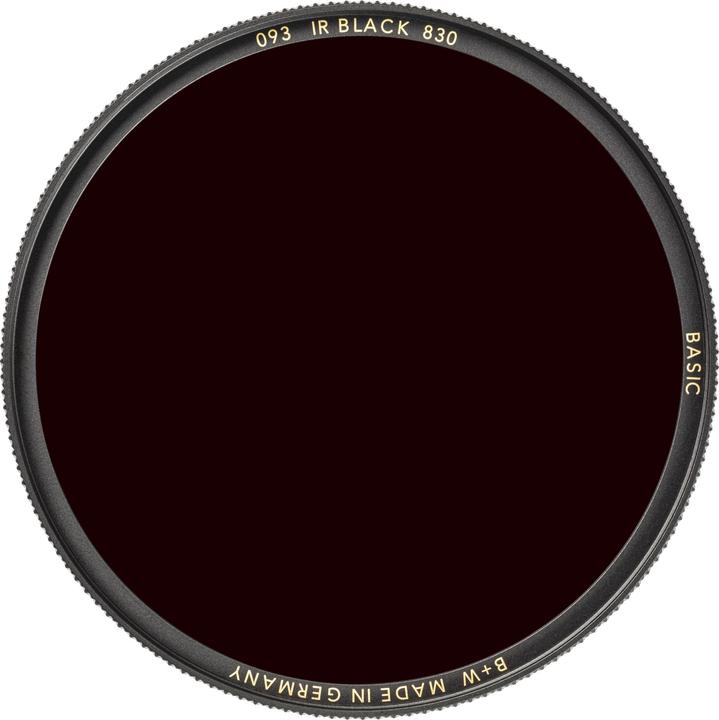 Actual product image B+W Filter 52mm IR 830 Basic (52 mm, Infrared-passing filter)