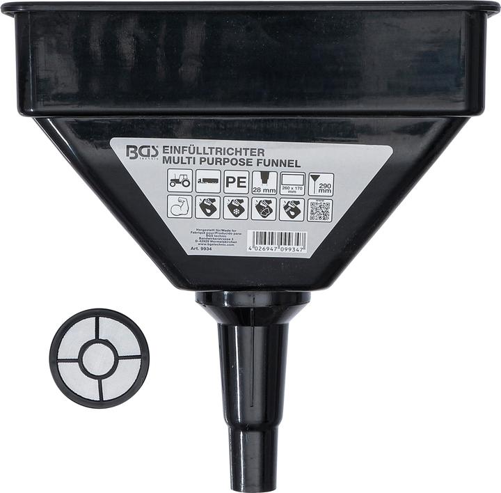 Produktbild BGS Einfülltrichter | schwere Ausführung | 260 x 170 mm