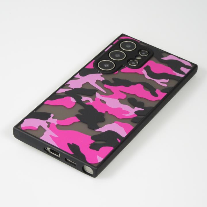 Immagine prodotto PhoneLook Coque Semi Trasparente Design Camouglage Viola (Samsung Galaxy S24 Ultra)