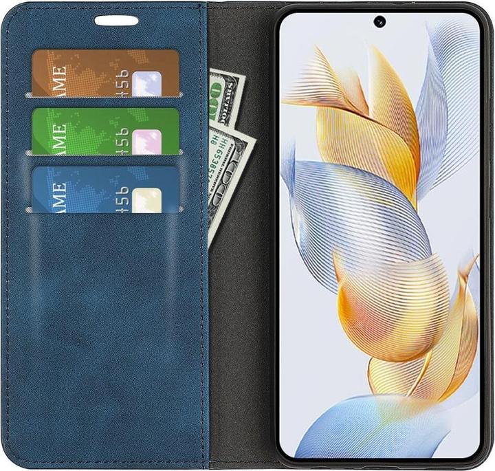 Immagine prodotto Cover-Discount Honor 90 - Custodia Stand Flip Cover blu (Honor 90)