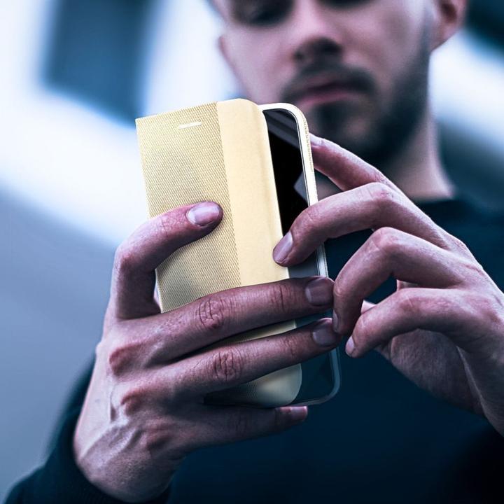 Actual product image OEM Cases SENSITIVE Book case for XIAOMI Redmi Note 14 PRO 5G / 14 PRO PLUS 5G gold (Xiaomi Redmi Note 14 Pro 5G)