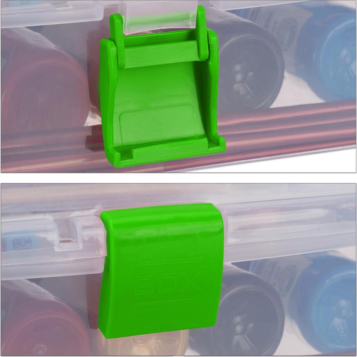 Image du produit Relaxdays Boîte en transparente (33 x 19.5 x 14 cm)