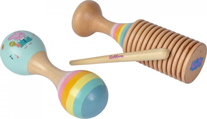 Peppa Pig Maraca und Ratsche Set (Deutsch)