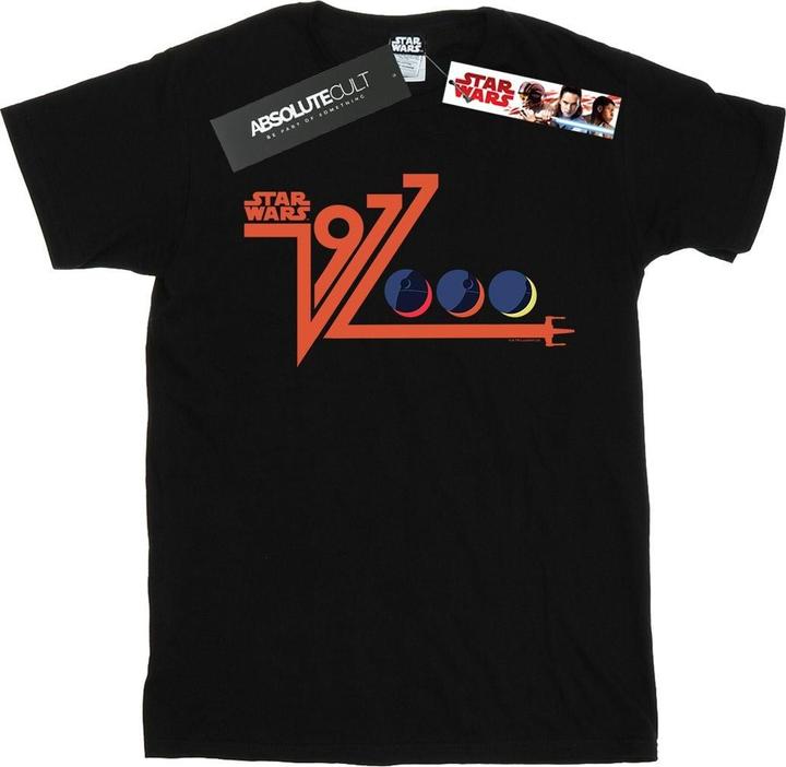 Star Wars Retro 1977 Death Star TShirt (XL)