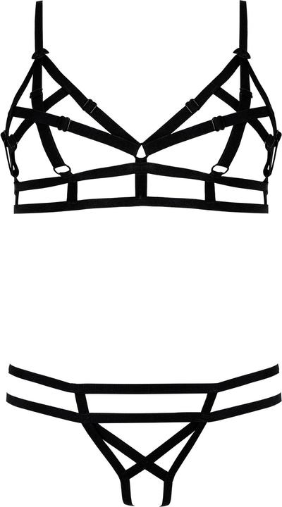 Actual product image Anais Apparel 2-piece set in black (XL)