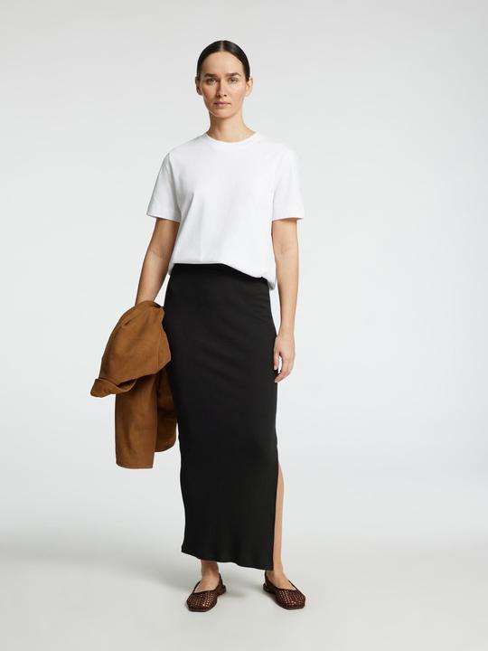 Actual product image Selected Femme Rippmuster Baumwoll Maxirock (L)