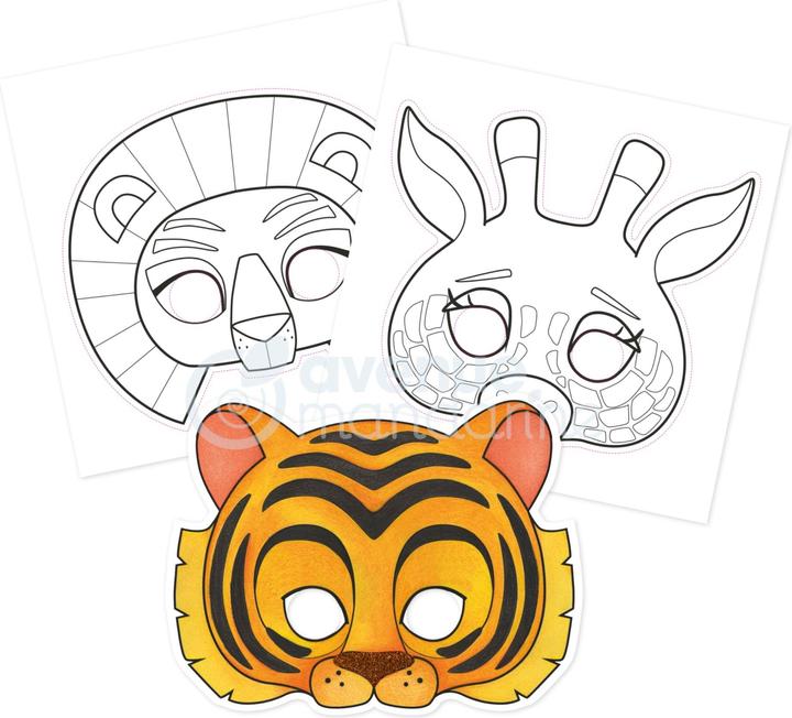 Image du produit Avenue Mandarine Livre de coloriage masques Graffy Pop