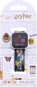 Actual product image Accutime LED kids clock Harry Potter (black), digital clock with LED display for time and date,... (Digital watch, 38 mm)