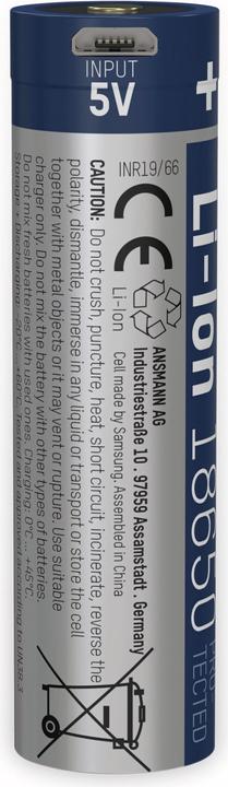 Actual product image Ansmann Li-Ion 18650 (1 pcs., 18650, 2600 mAh)