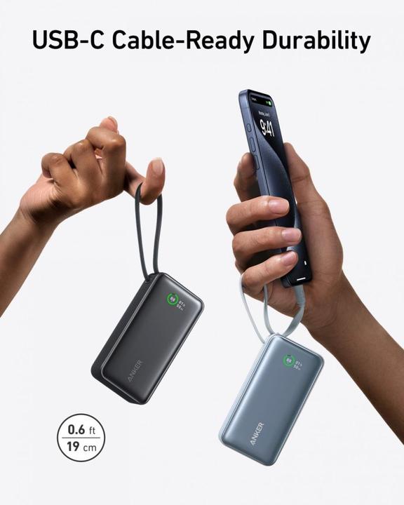 Productafbeelding Anker 545 Nano Power Bank 10000mAh PD 30W groen (10000 mAh, 30 W, 30 Wh)