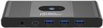Actual product image MicroConnect Displayport & USB 2 to 1 way