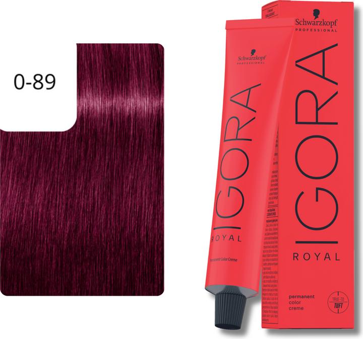Produktbild Schwarzkopf Professional Igora Royal (0-89 Rot Violett Konzentrat)