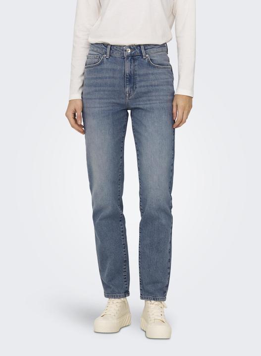 Produktbild Only Gerade geschnitten Hohe Taille Jeans Straight-Fit jeans (W32/L30)