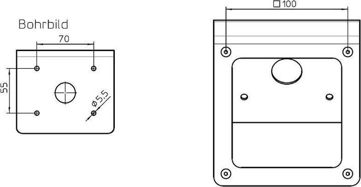 Actual product image Novus Retail System TabletSafe - mounting component (wall mounting)